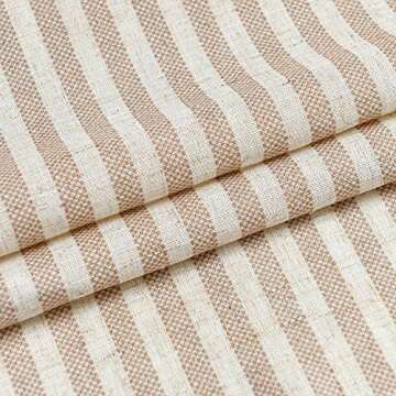 Chic Vangao Stripe Curtain Set for Kitchen and Home