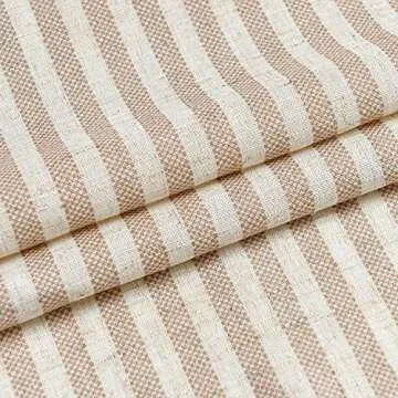 Chic Vangao Stripe Curtain Set for Kitchen and Home