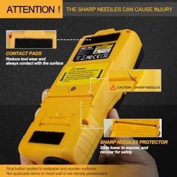 PREXISO 5-in-1 Stud Finder - Laser Level & Distance Measure