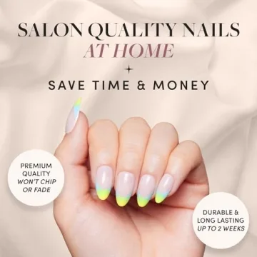 Glamnetic Press-On Short Almond Ombre Nails Kit