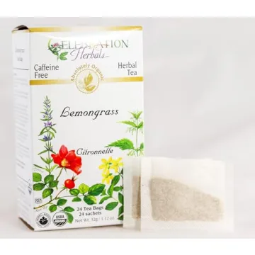 CELEBRATION HERBALS Organic Lemongrass Tea 24 Bags