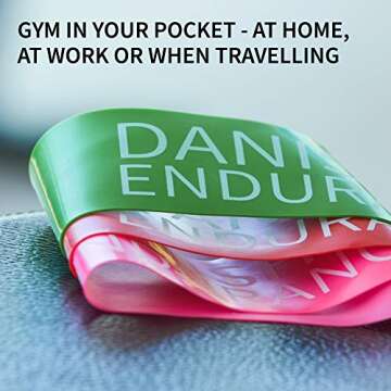 DANISH ENDURANCE Resistance Loop Exercise Bands – Versatile & Durable