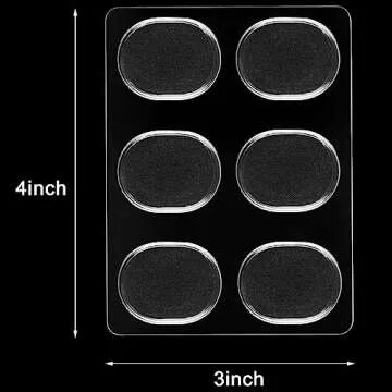 Fiada 30 Pieces Drum Dampeners Gels Silicone Gel Pads Soft Drum Dampeners for Cymbals Tone Control(Transparent White, Black, Blue, Gray)