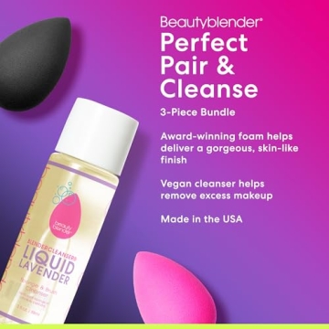 Beautyblender Duo with Blendercleanser Set for Flawless Makeup