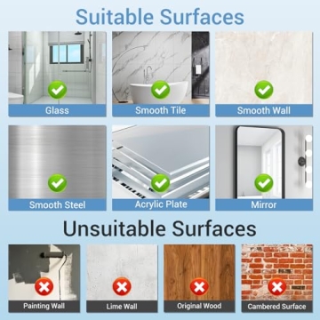 LUXEAR Suction Hooks - Powerful, Removable & Reusable