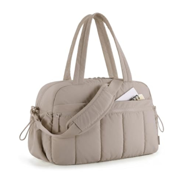 BAGSMART Gym Bag for Women - Stylish Duffle for Travel with Wet Pocket