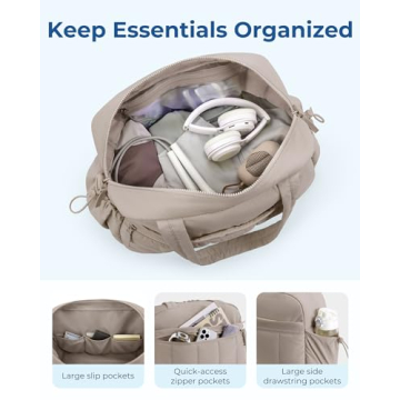 BAGSMART Stylish Duffle Bag for Women, Perfect Travel Gear