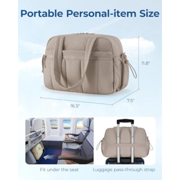 BAGSMART Stylish Duffle Bag for Women, Perfect Travel Gear