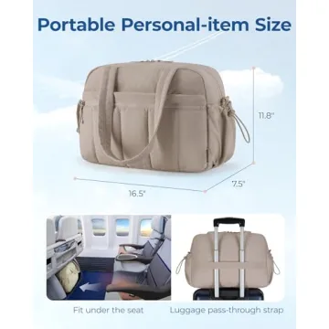 BAGSMART Stylish Duffle Bag for Women, Perfect Travel Gear