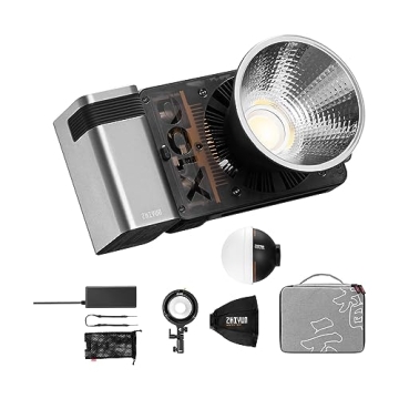 ZHIYUN MOLUS X100 PRO LED Video Light | Compact Softbox Included