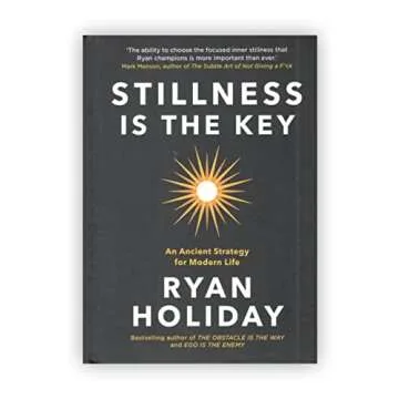 Ryan Holiday 3 Books Collection Set (Ego Is The Enemy, The Obstacle Is The Way, Stillness Is The Key Hardcover)