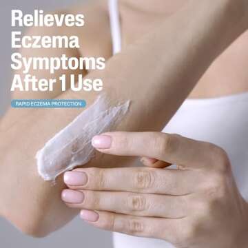 CETAPHIL ECZEMA RESTORADERM FLARE-UP RELIEF CREAM, For Eczema Prone Skin, 8 oz, Barrier Repair, 48 Hour Hydration, 2% Skin Protectant Colloidal Oatmeal, Steroid Free