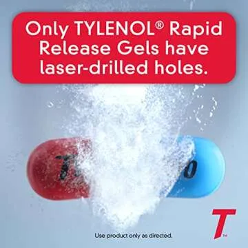 Fast Relief with Tylenol Extra Strength Gelcaps 500 mg