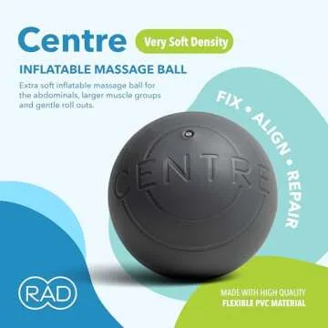 RAD Centre Myofascial Release Ball - Soft Therapy Ball for Abdominal, Neck, Stomach Massage - Deep T...