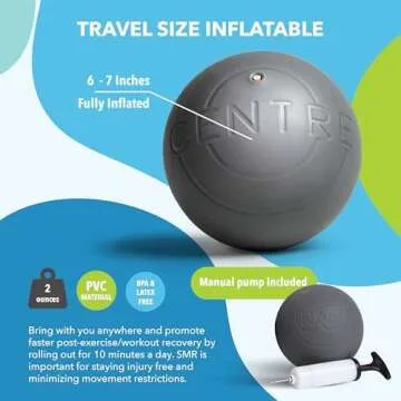 RAD Centre Myofascial Release Ball for Gentle Muscle Relief