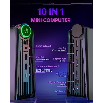 ACEMAGICIAN Ryzen Mini Gaming PC with 16GB RAM
