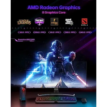 ACEMAGICIAN Ryzen Mini Gaming PC with 16GB RAM