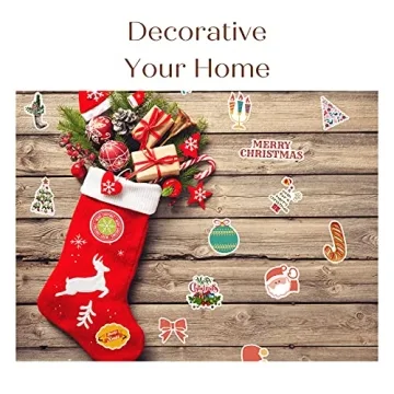 Unique 100PCS Christmas Stickers for Kids and Crafts
