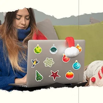 Unique 100PCS Christmas Stickers for Kids and Crafts