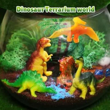 RONSTONE Dinosaur Toys for Boys - Dinosaur Terrarium Kit for Kids - Christmas Birthday Gifts for Boy...