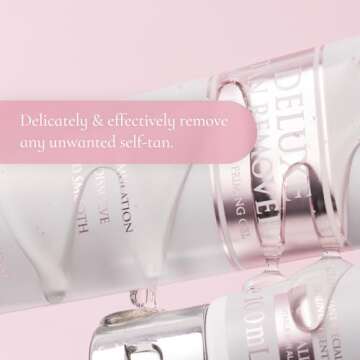 Loving Tan Deluxe Tan Remover Gel - Effective & Gentle Self Tanning Remover, Self Tanner Remover Suited for All Skin Types - Cruelty Free, Sulphate, Paraben & PEG Free - 6.7 Fl Oz