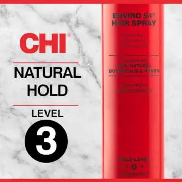 CHI Enviro 54 Hairspray, Natural Hold, Lightweight Spray to Finish & Secure A Variety of Hairstyles, Sulfate & Paraben-Free, 10 Oz
