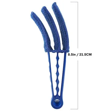 RUIMAICAN Blind Cleaner Kit - 2 Pack Brush & Microfiber Sleeves