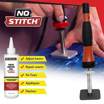 No Stitch Handheld Heat Iron Repair Kit for Fabric - Electric Pressing Wand