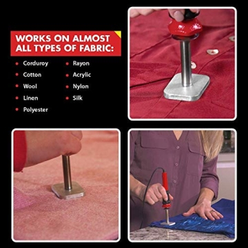No Stitch Handheld Heat Iron Repair Kit for Fabric - Electric Pressing Wand