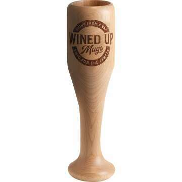 Mini Baseball Bat Wine Glass - 6 oz Made in USA
