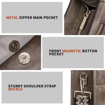 HKCLUF Crossbody Bags for Women Trendy,Vegan Leather Hobo Handbags With 2pcs Adjustable Guitar Strap Cross Body Bags Purse For Women(Apricot)