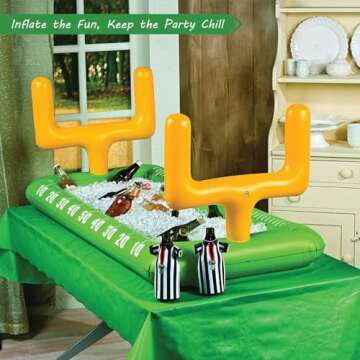 Fun Express Inflatable Cooler - 10.6 Ounce Vinyl Box, Perfect for Outdoor Parties, Sports Gatherings...