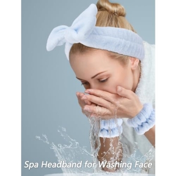 VELSCRUN Spa Headbands 6 Pack Gift Set for Makeup