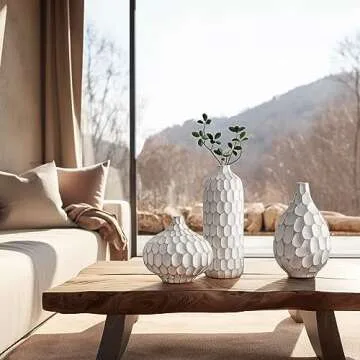 Torre & Tagus Decorative Rustic Vase for Home Decor