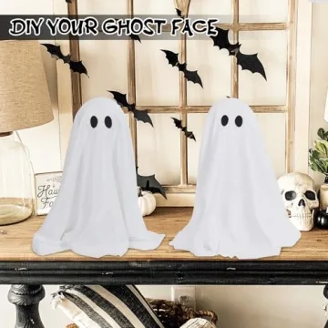 Halloween Ghost Decorations with String Lights
