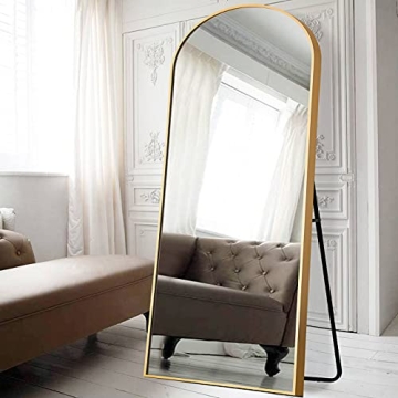 NeuType Large Gold Full Length Mirror 71x32 for Bedroom