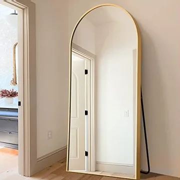 NeuType Large Gold Full Length Mirror 71x32 for Bedroom