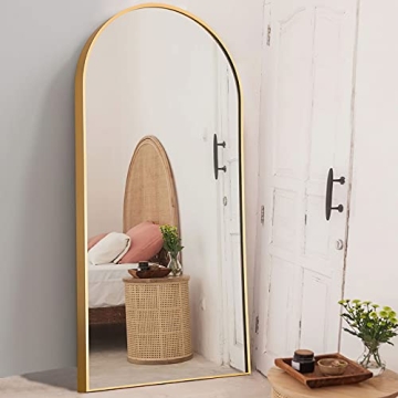 NeuType Large Gold Full Length Mirror 71x32 for Bedroom
