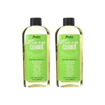 Angelus Easy Cleaner 8 Oz. (Pack of 2) - Ultimate Shoe Cleaning Solution