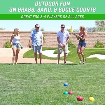 GoSports Premium Bocce Ball Set for Family Fun
