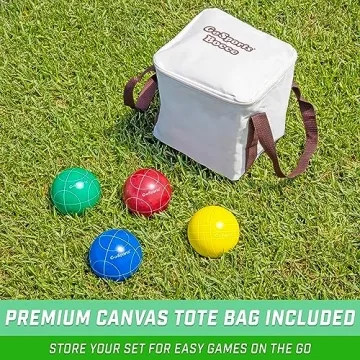 GoSports Premium Bocce Ball Set for Family Fun