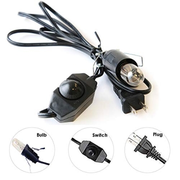 Himalayan Salt Rock Lamp Pyramid with Dimmer Natural Light