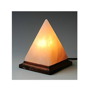Himalayan Salt Rock Lamp Pyramid with Dimmer Natural Light