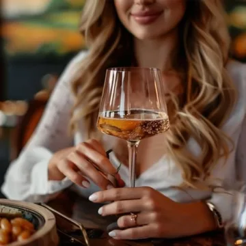 Physkoa 18oz Red Wine Glasses Set of 4-LeadFree Crystal Glass Wine Glasses with Tall Long Stem【Hand Blown Italian Style】 Stemmed Square Wine Glasses Gifts for Home Party