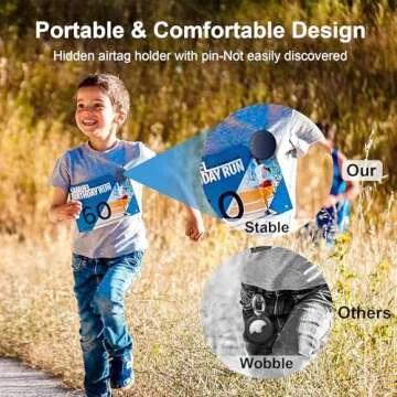 Discreet Apple Airtag Holder for Kids and Seniors