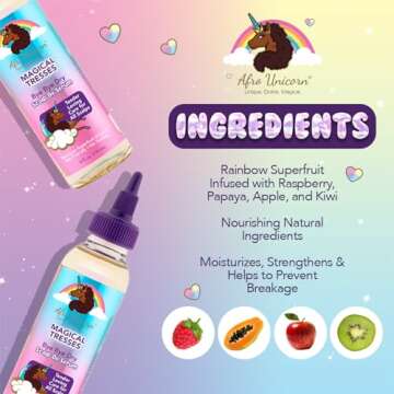 Magical Tresses by Afro Unicorn - Bye Bye Dry Scalp Serum - Soothing and Moisturizing Hair Serum for...