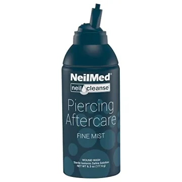 NeilMed NeilCleanse Piercing Aftercare, Fine Mist Spray for Soothing Protection