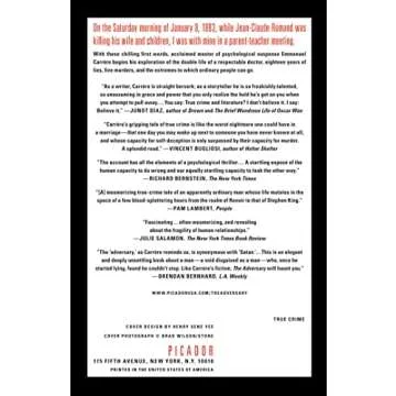 The Adversary: A True Story of Monstrous Deception