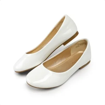 DREAM PAIRS Girls Slip On Ballet Flats, Versatile & Comfy
