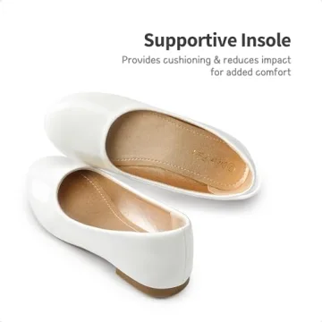 DREAM PAIRS Girls Slip On Ballet Flats, Versatile & Comfy